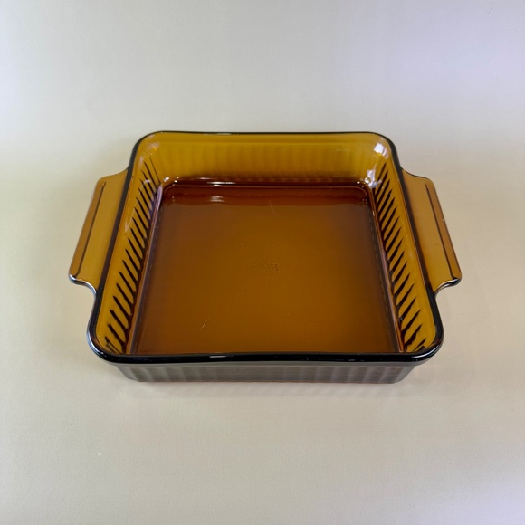 Fire King Other - Vintage Anchor Hocking Fire-King Amber Glass Baking Dish